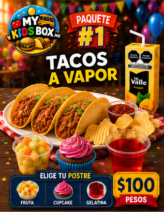 Paquete 1: Tacos a vapor
