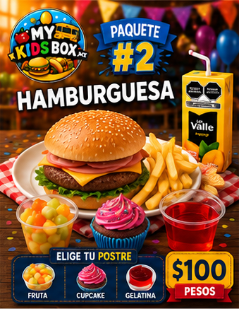 Paquete 2: Hamburguesa
