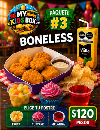 Paquete 3: Boneless